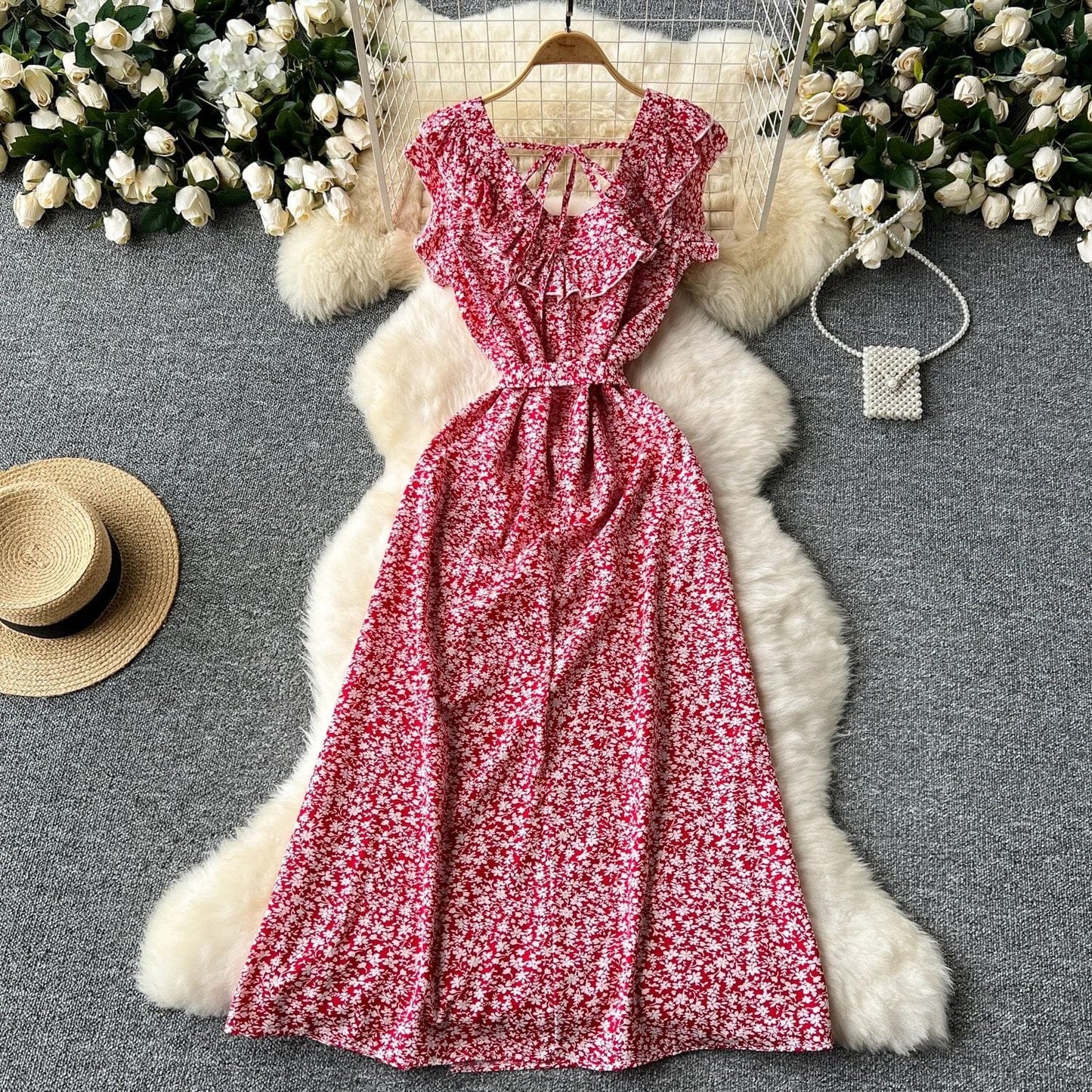 Otis Floral Midi Dress image 4