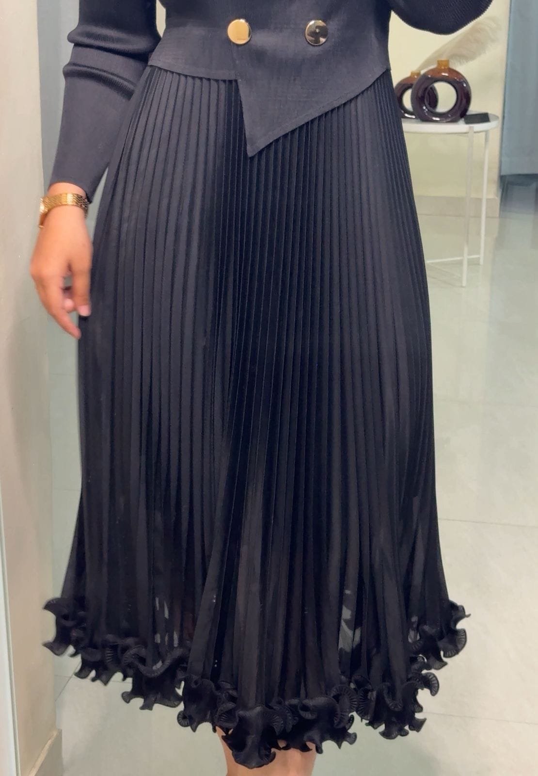 Selene Exclusive Pleated Dress image 1
