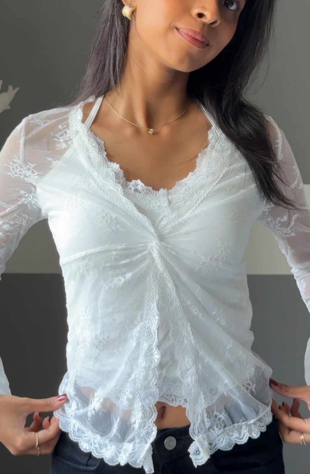 Sans Cotton Lace Tops