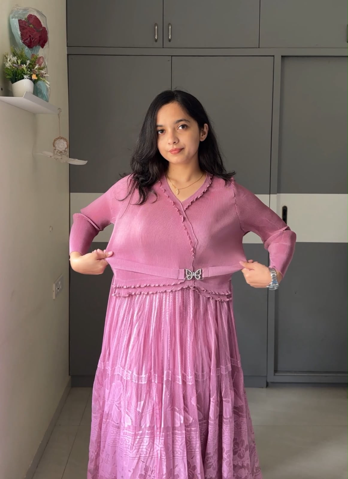 Kimi Exclusive Pleated Dress
