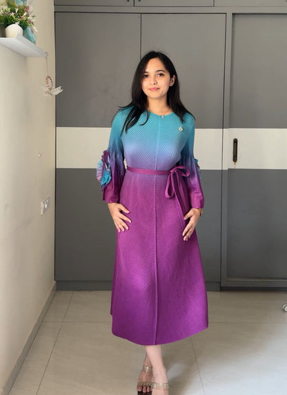Siri Exclusive Pleated Dress