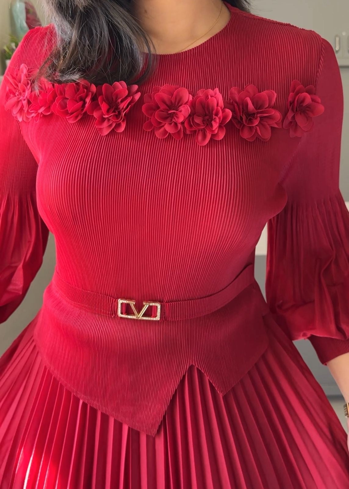 Ella Micro Pleated Dress