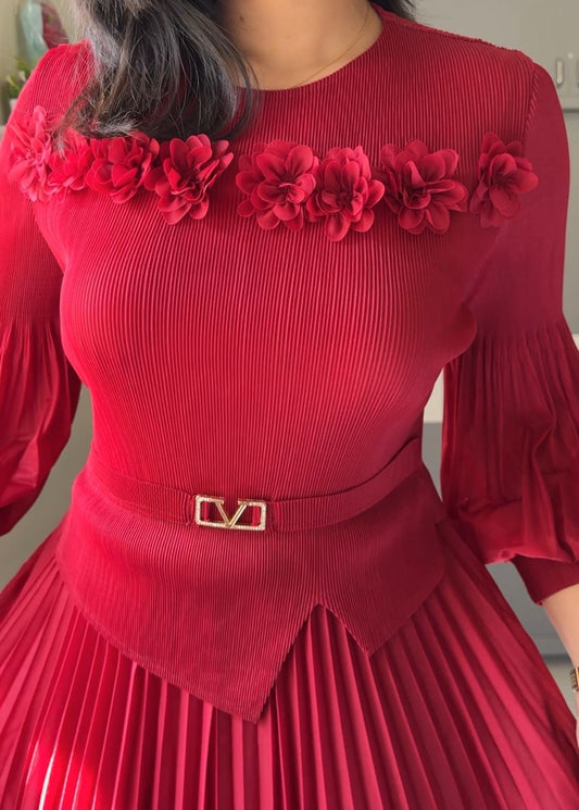 Ella Micro Pleated Dress