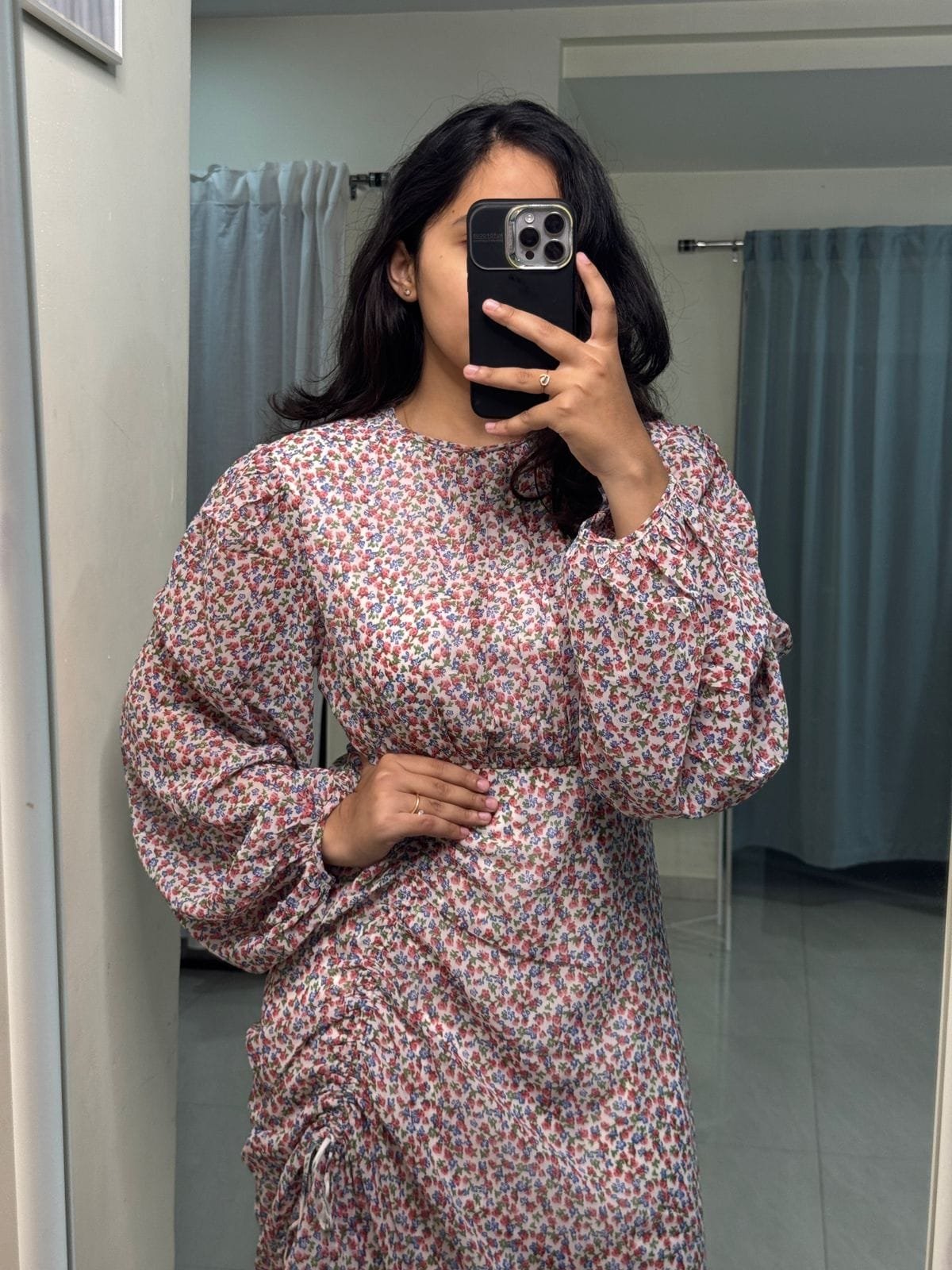 Georgette Floral Dress image 4