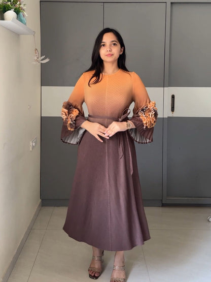 Siri Exclusive Pleated Dress