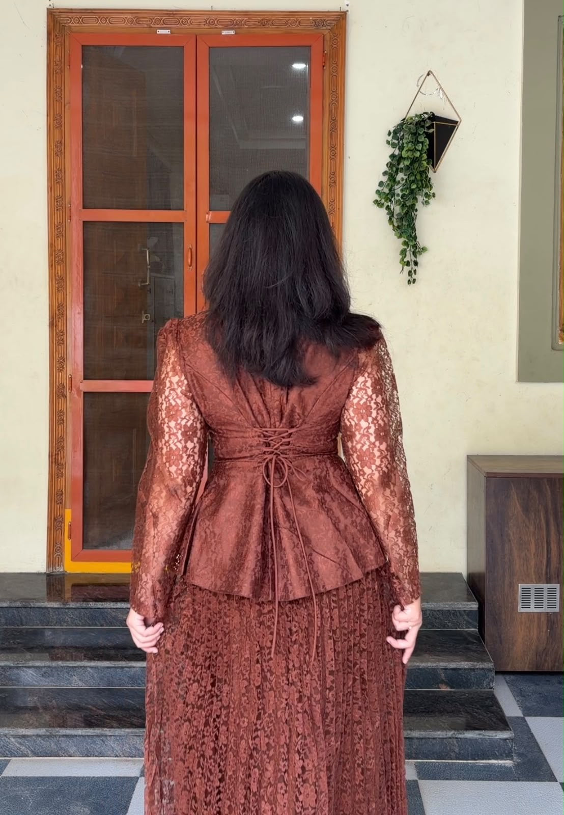 Plum Exclusive Pleated Co-Ords