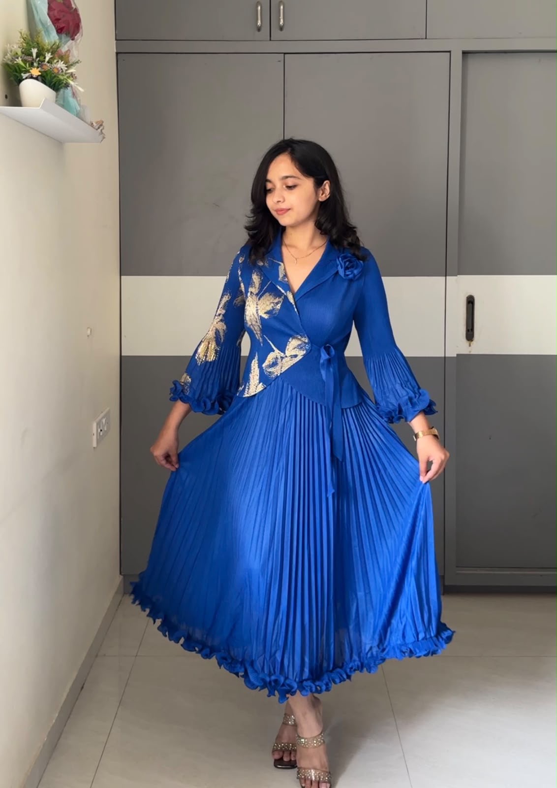 Holly Exclusive Pleated Dress