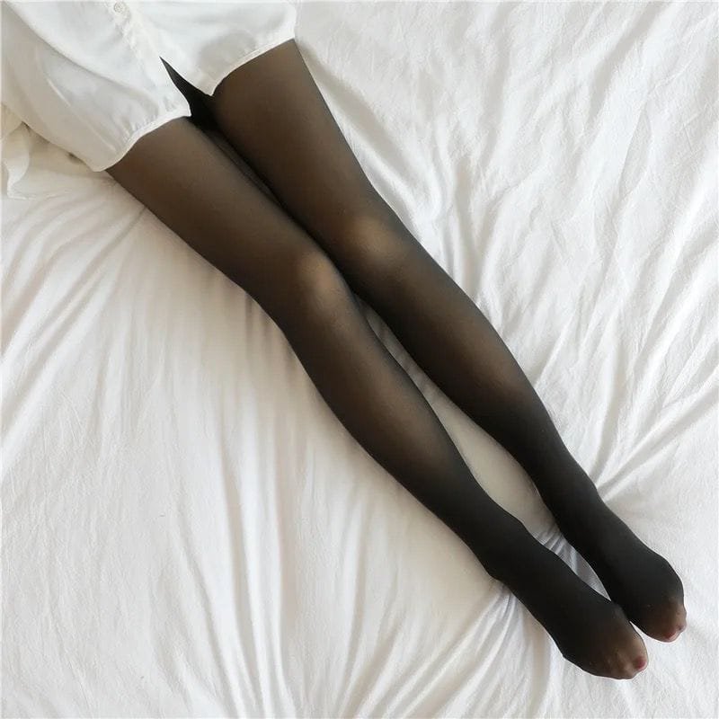 Fleece Stockings - Black image