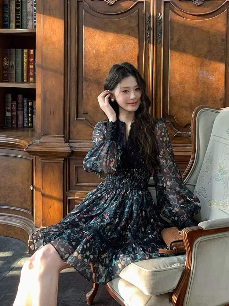 Floss Floral Printed Short Dress image 2