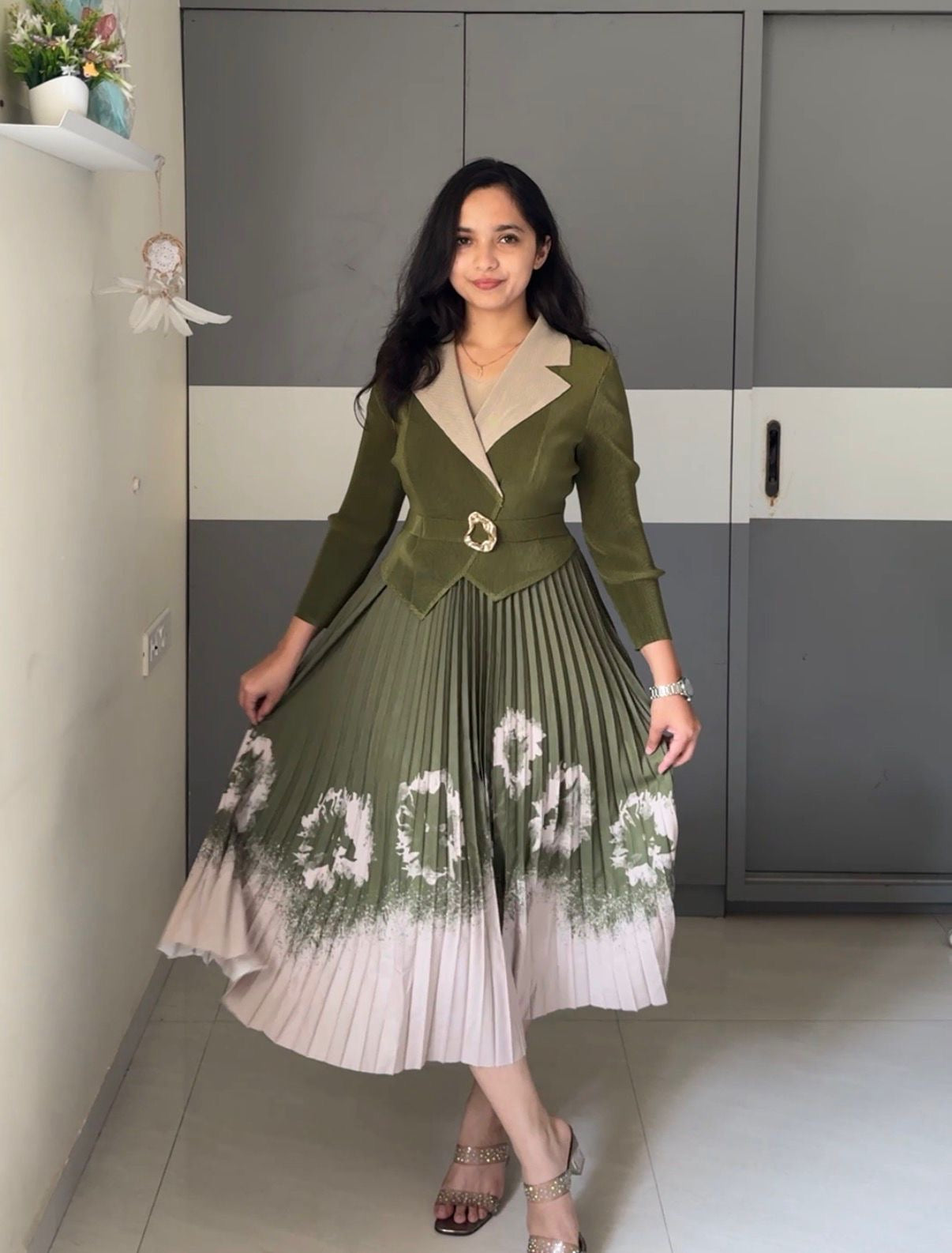 Mesa Exclusive Pleated Dress