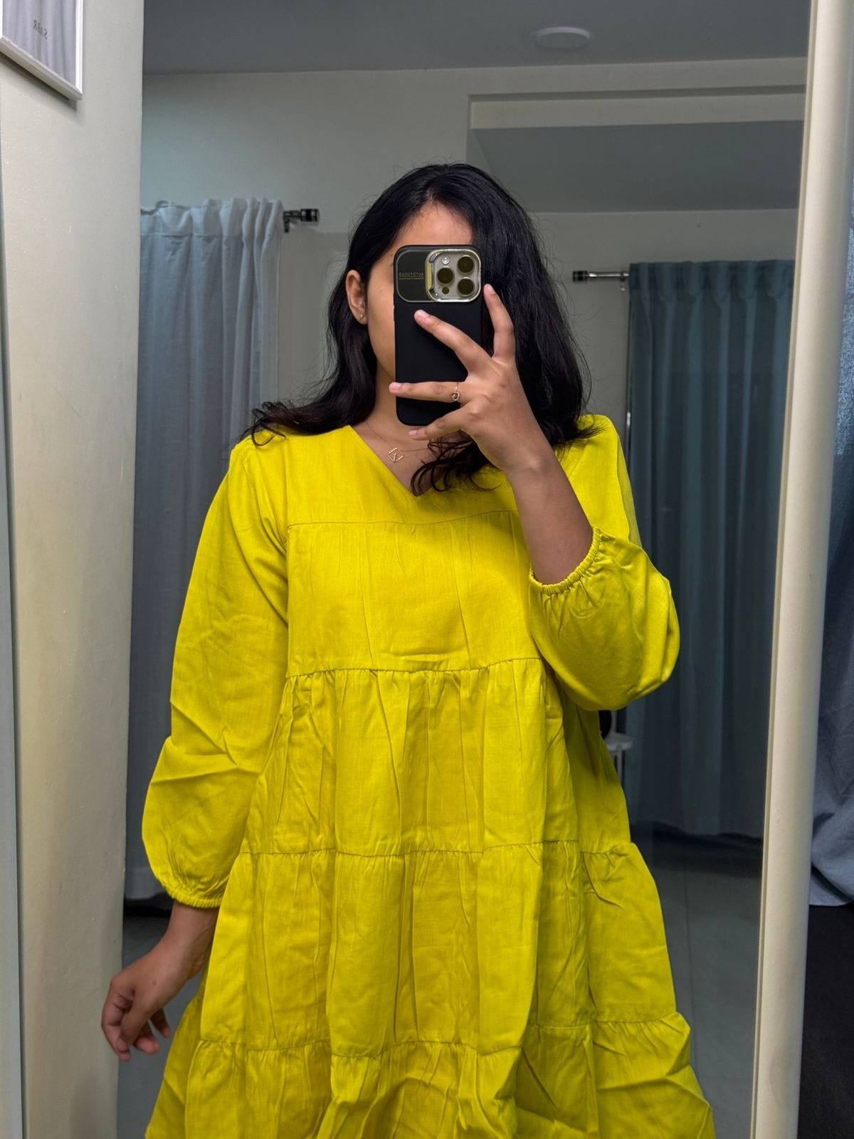 Cotton Midi Dress image 3