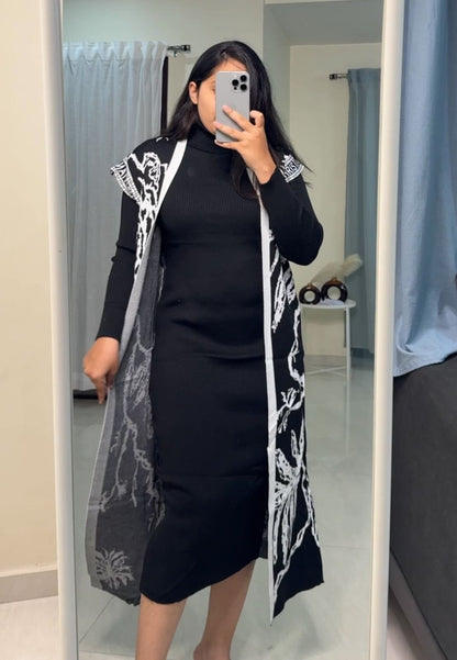 Sharon Knit Set - Black image