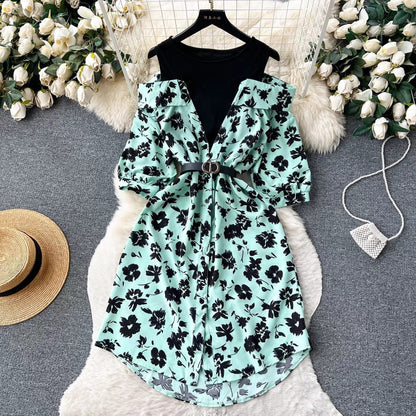 Lyle Casual Dress - Turquoise image