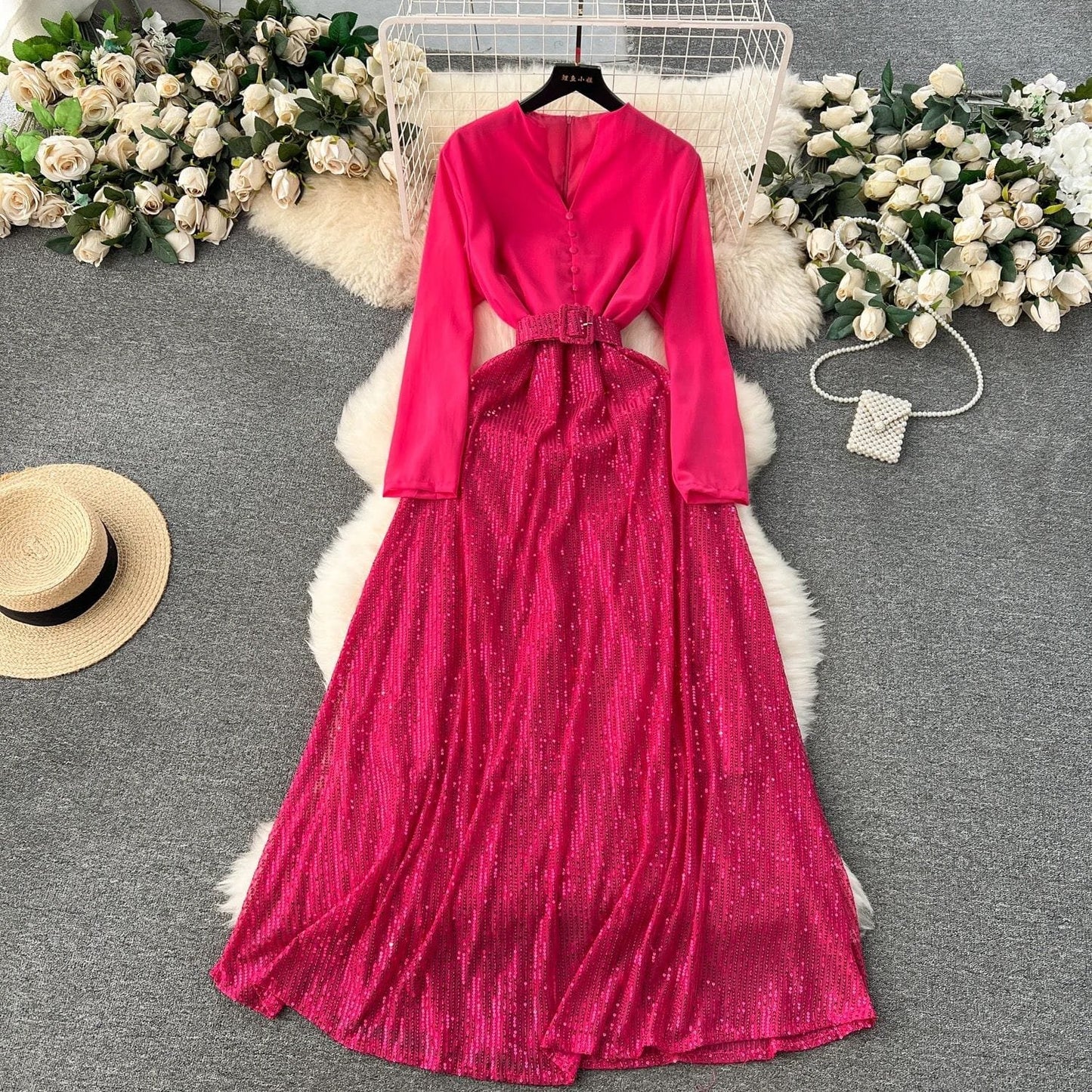 Bethany Sequin Dress image 6