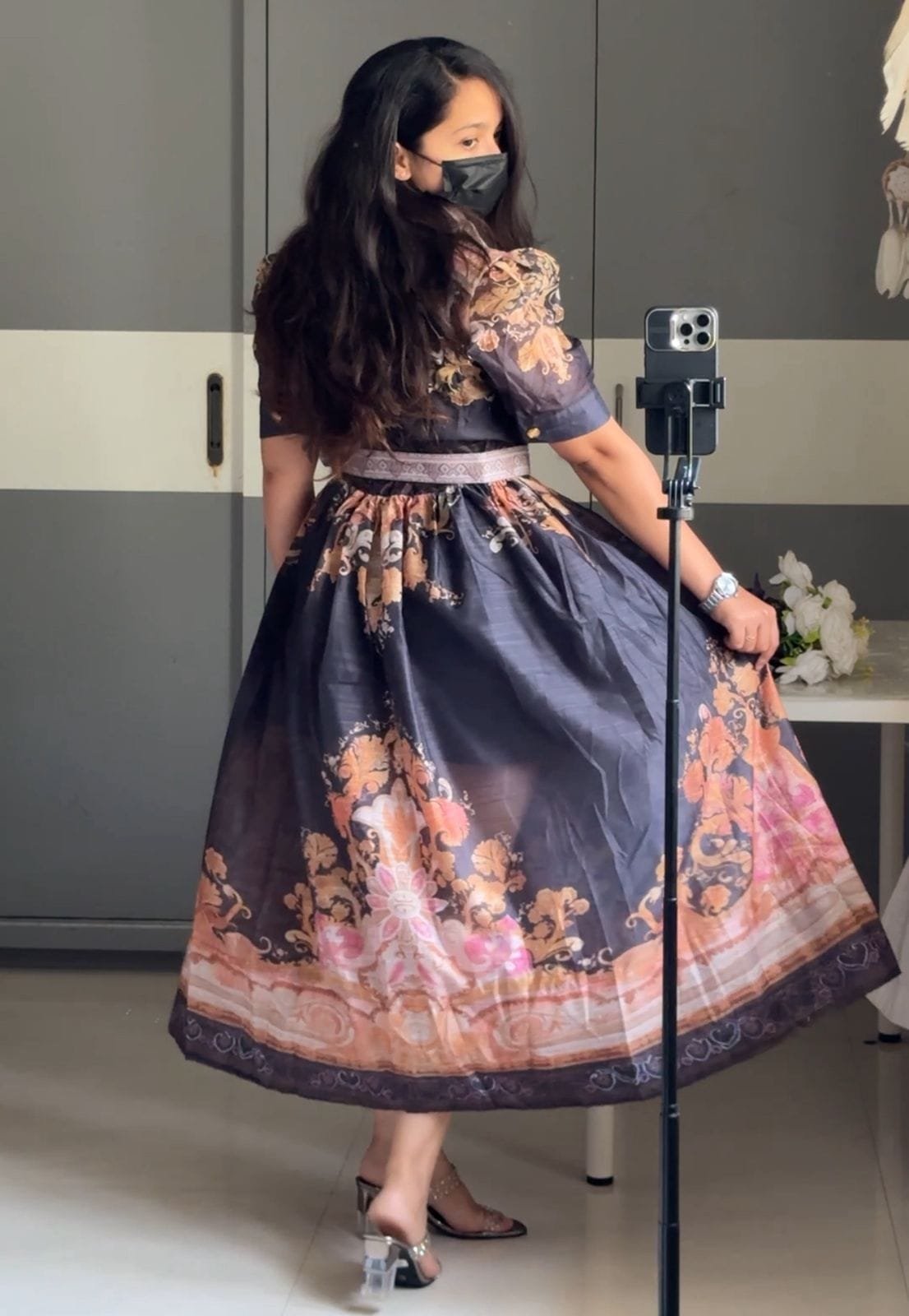 Seren Floral Printed Dress image 1