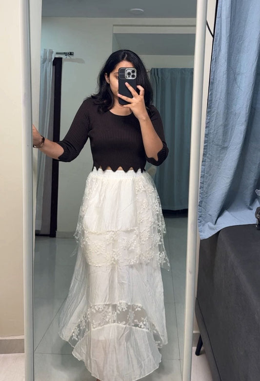 Alia Lace Skirt image 0