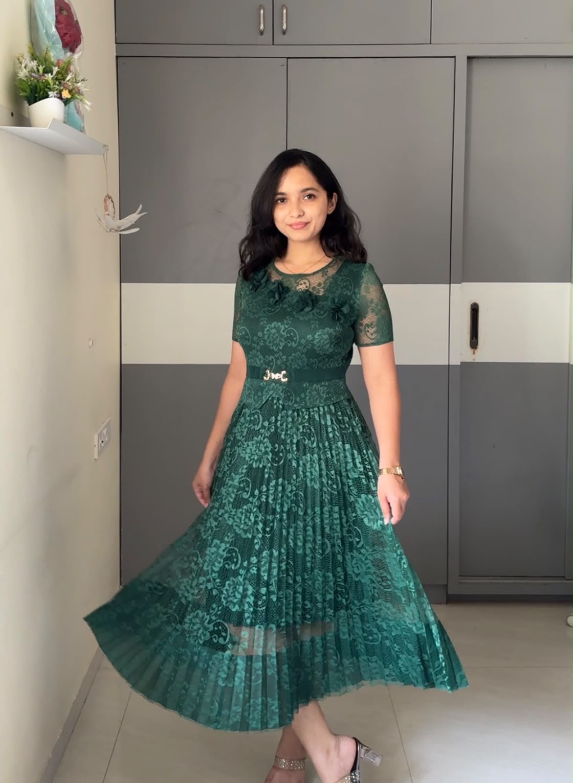 Rica Exclusive Pleated Dress