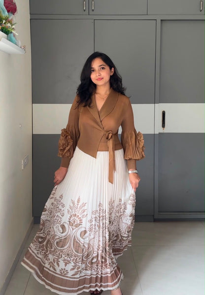 Nei Exclusive Pleated Dress