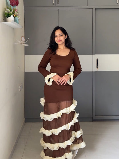 Cindy Ruffle Dress