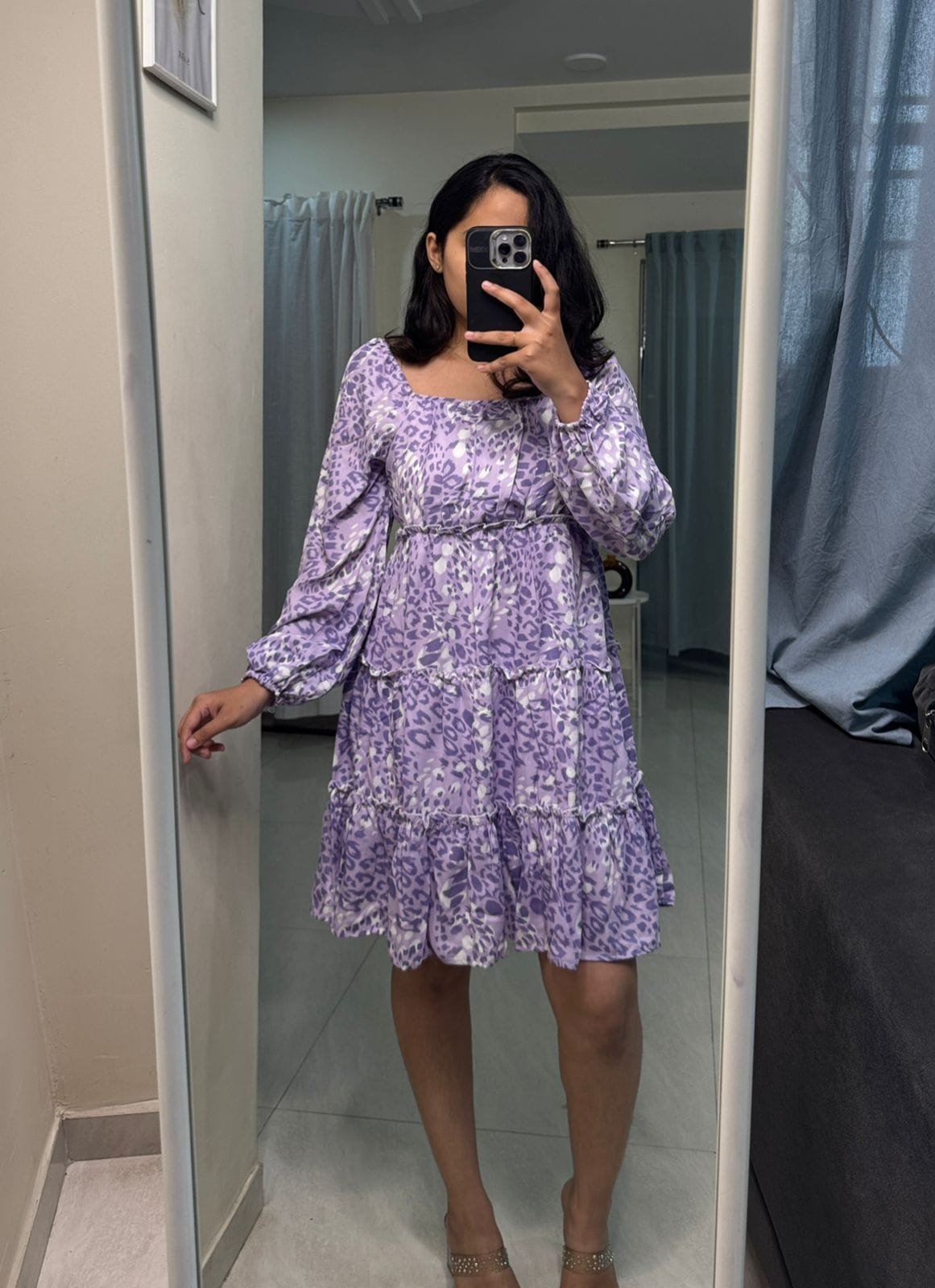 Georgette Floral Midi Dress image 0