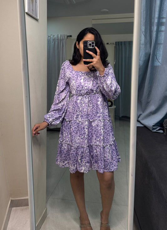 Georgette Floral Midi Dress image 0