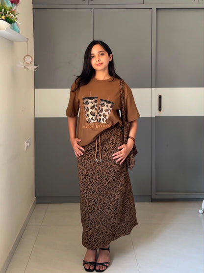 Lea Cheetah Printed 3-Piece Set