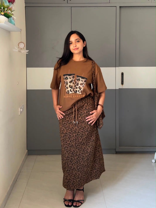 Lea Cheetah Printed 3-Piece Set