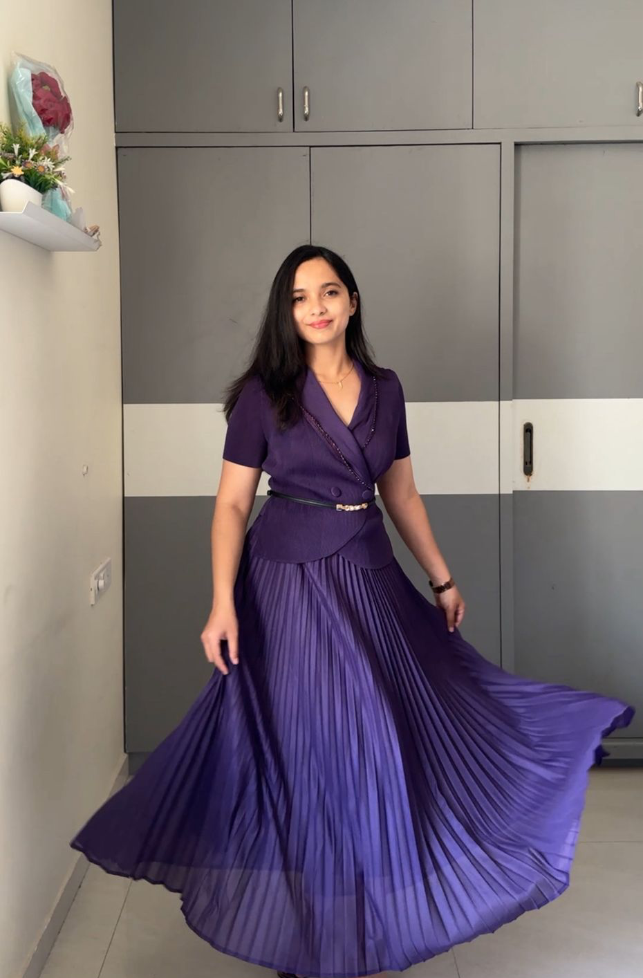 Riva Exclusive Pleated Dress