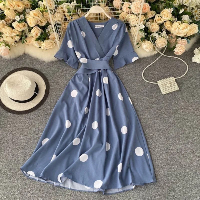 Michel Polka Dot Dress image 1