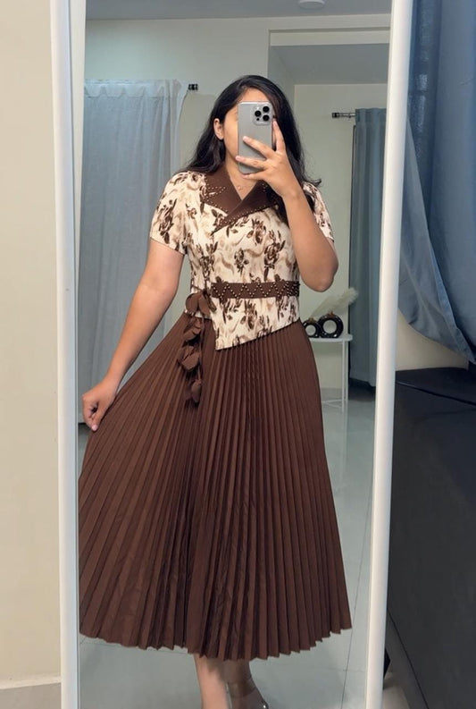 Layla Exclusive Pleated Dress image 0