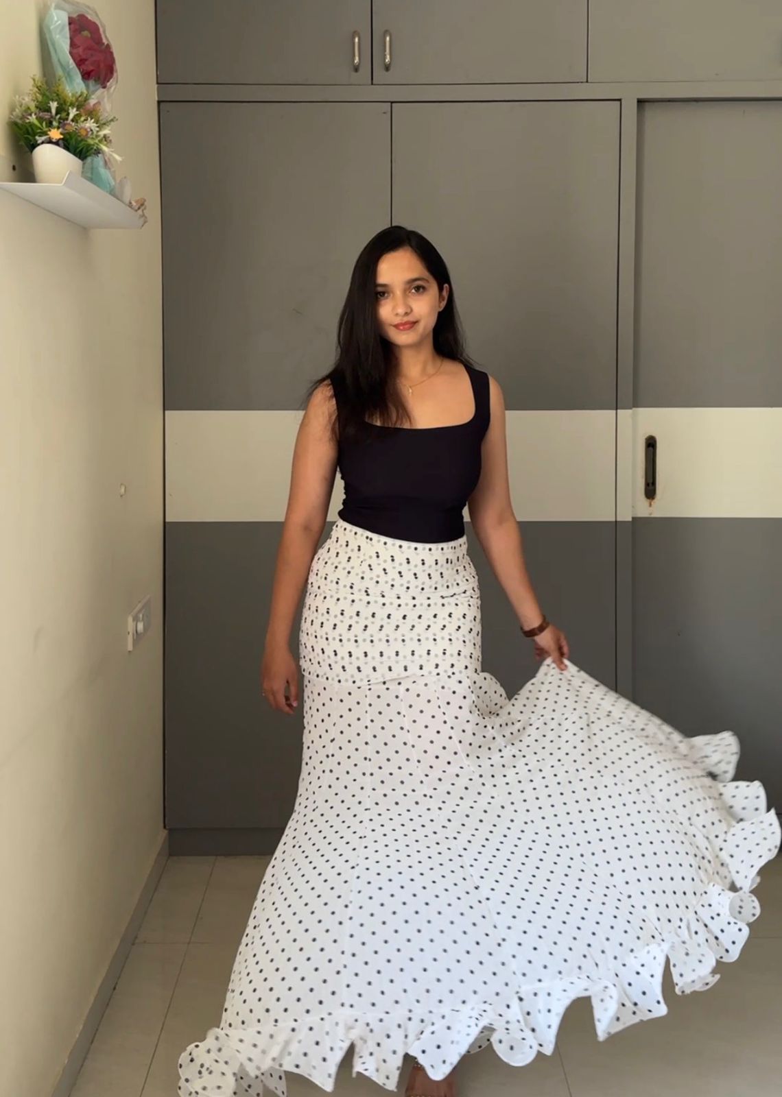 Shera Polka Dot Skirts