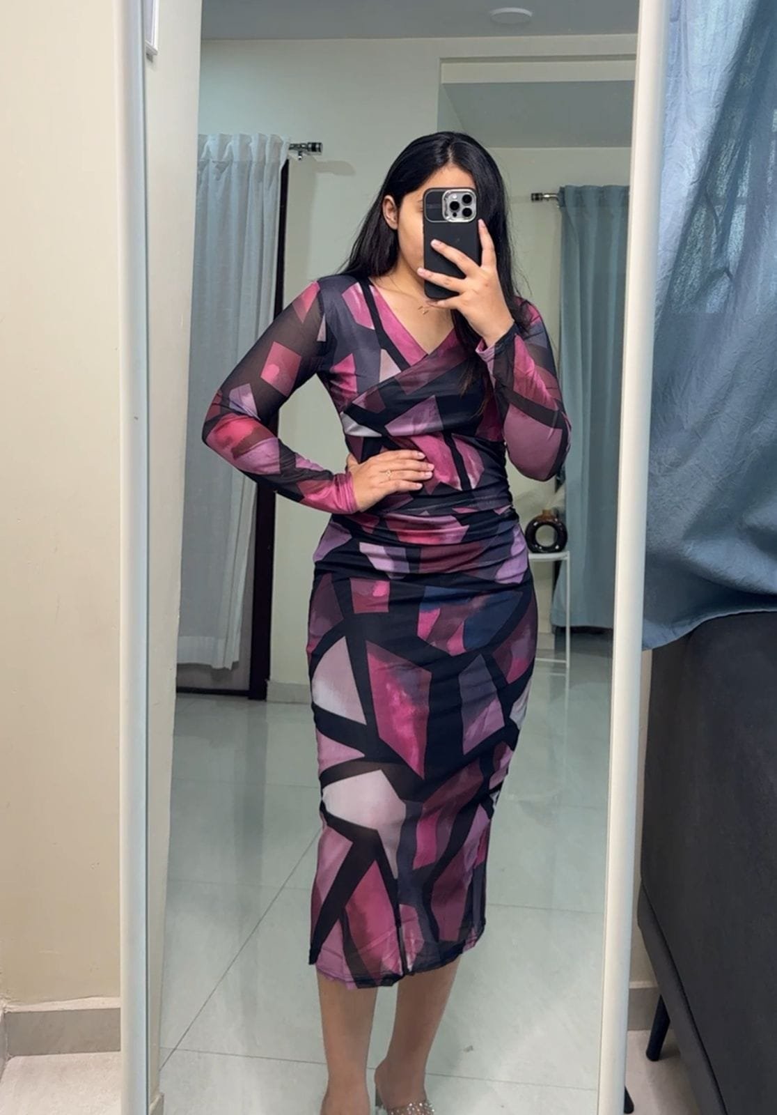 Bliss Mesh Printed Bodycons image 0