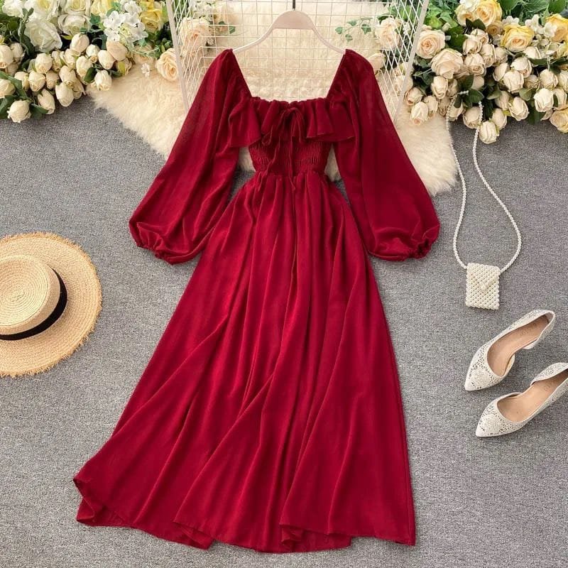 Zoe Bubble Sleeves Dress image 3