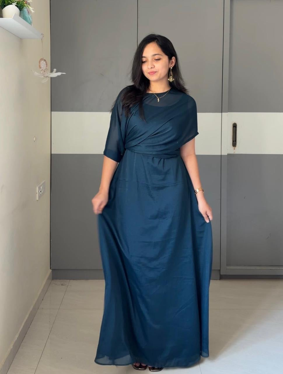 Ruhi Cape Dress