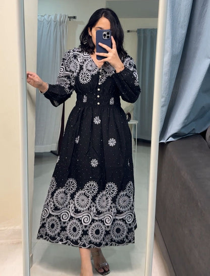 Niya Embroidered Dress