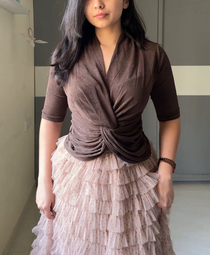 Duna Front Twist Tops