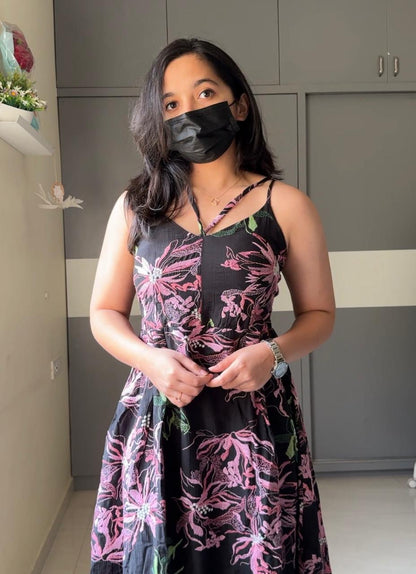 Cane Floral Dress