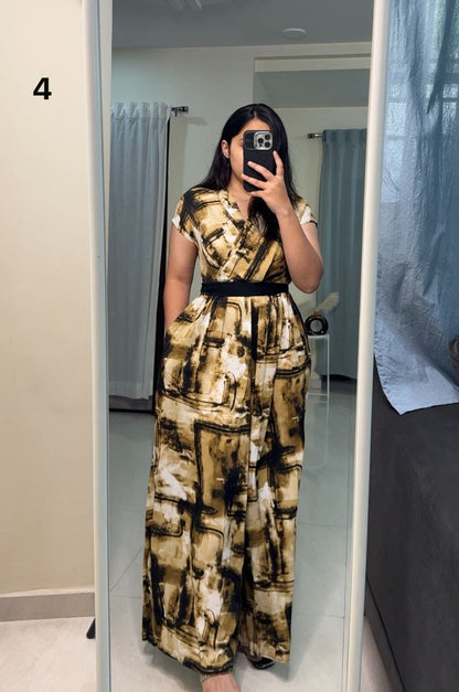 Reya Crepe Jumpsuits - 4 image