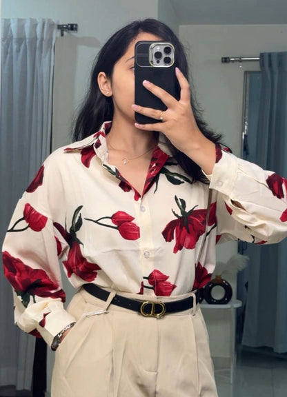 Rowa Printed Shirts - 1, Free Size image