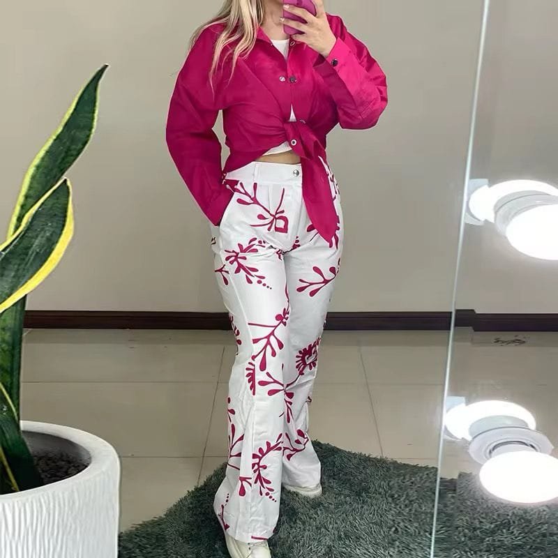 Ines Printed Co-Ords - Pink image