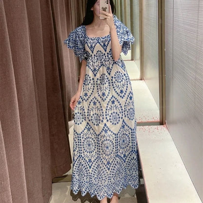 Daniel Cotton Cutwork Dress image 0