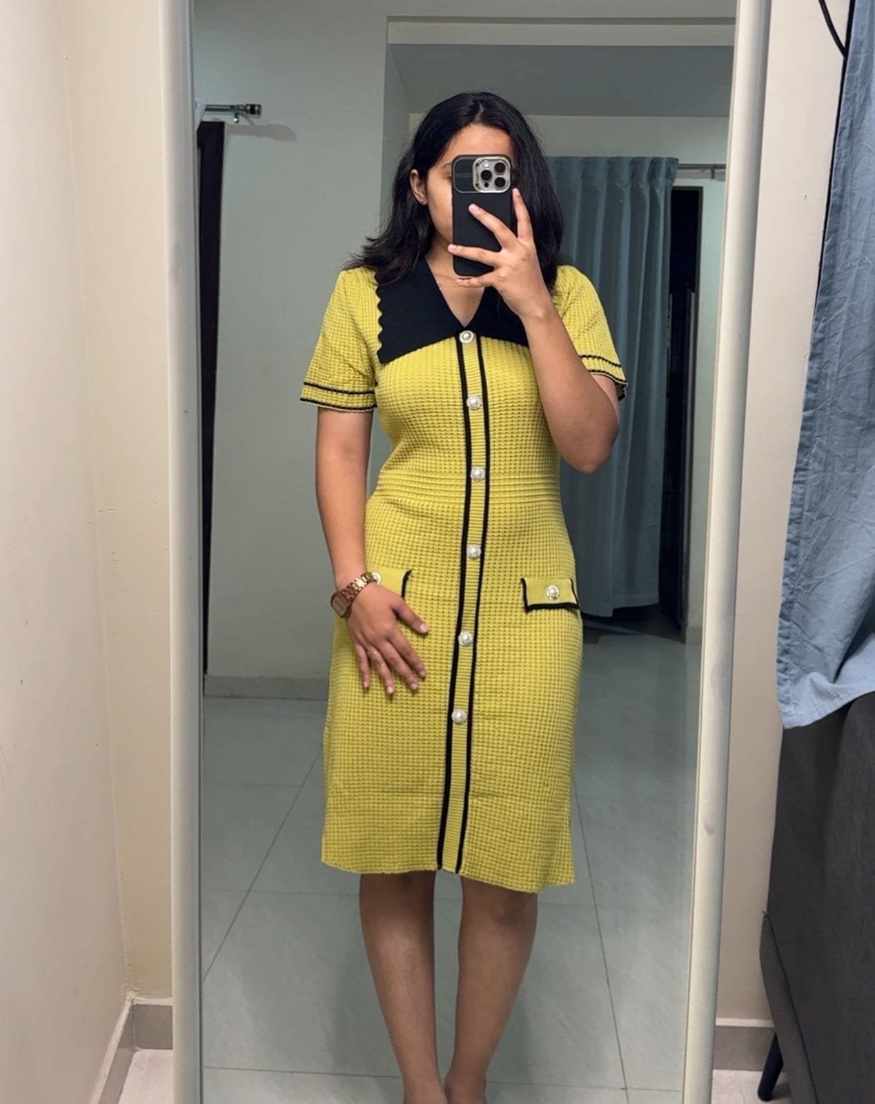 Reya Knit Collared Dress image 4