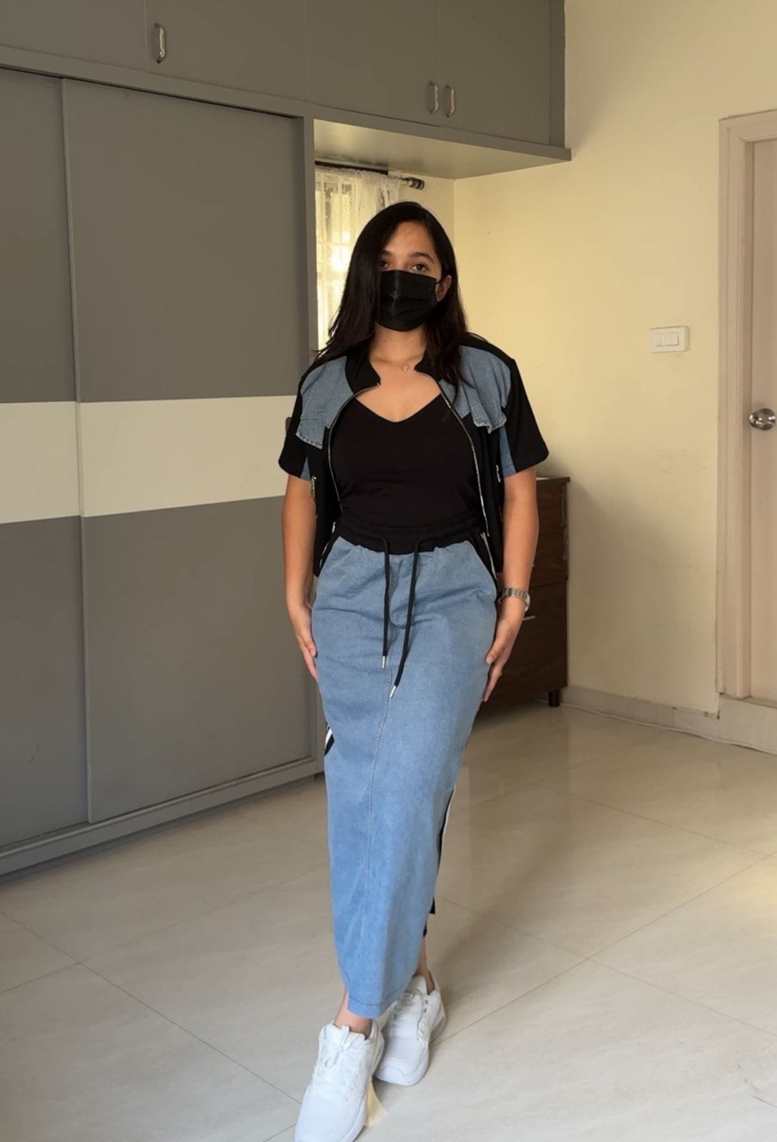 Dana Denim Patchwork Co-Ords image 2