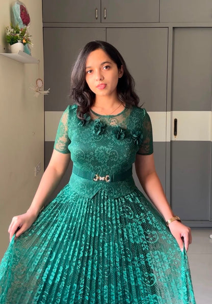 Rica Exclusive Pleated Dress