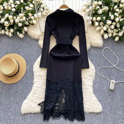 Winta Lace Patchwork Suit Dress image 3