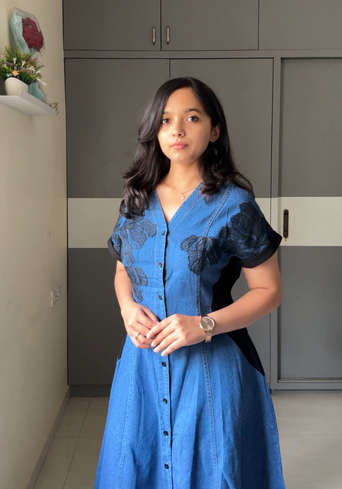 Soni Denim Dress