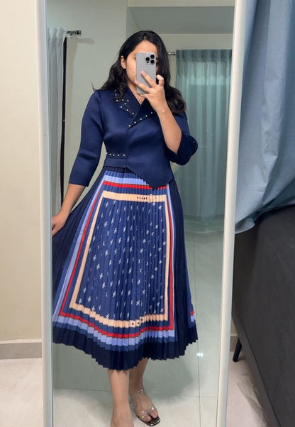 Levo Exclusive Pleated Dress image 2