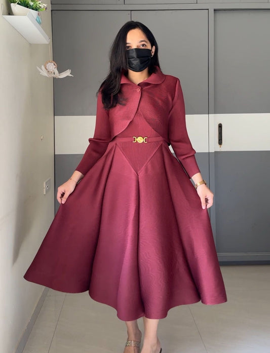 Melly Exclusive Pleated Co-Ords