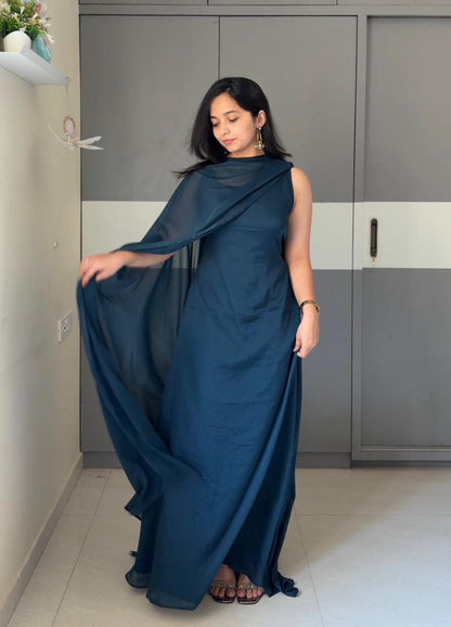 Ruhi Cape Dress