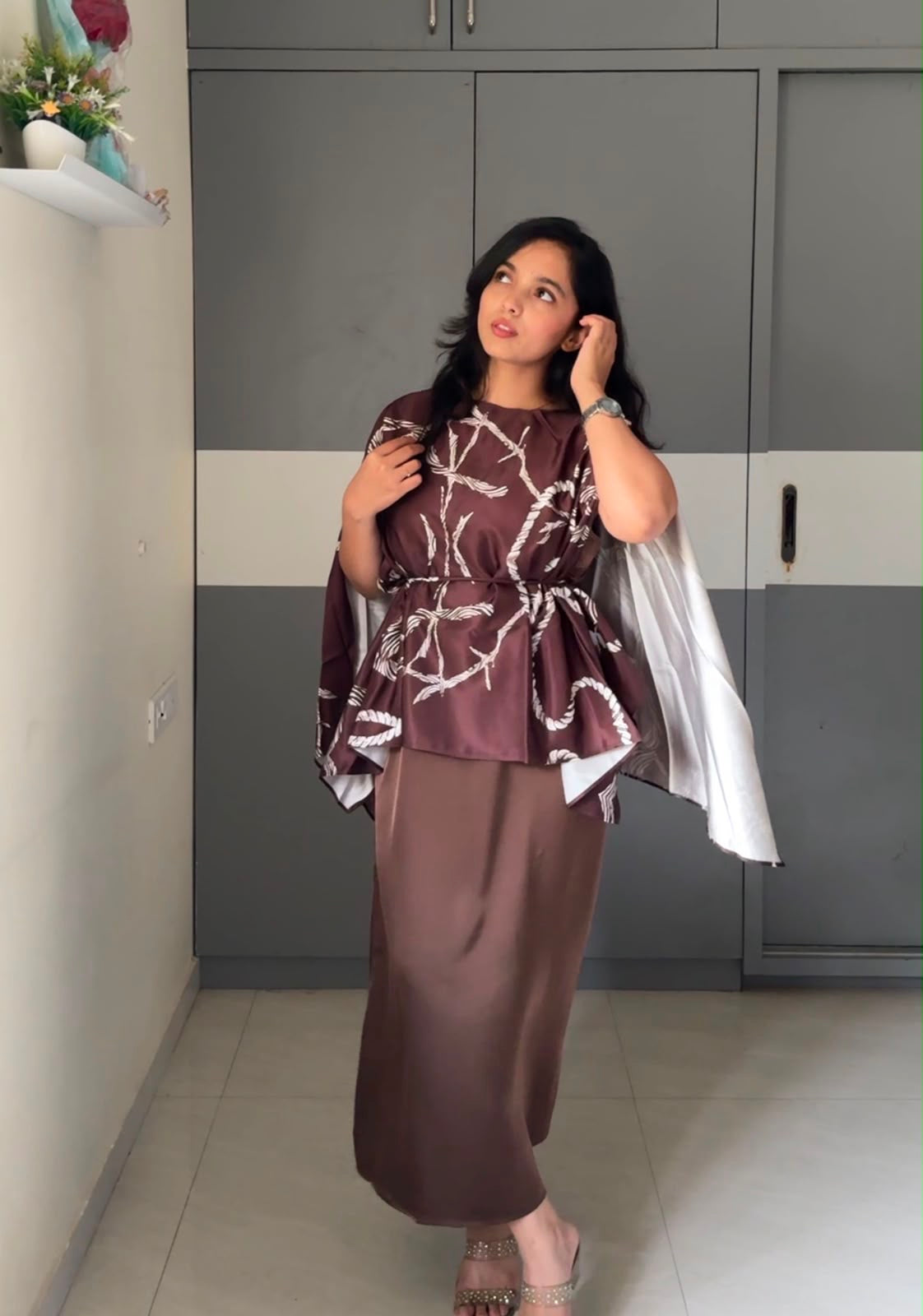 Kagu Caped Dress